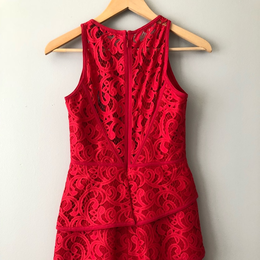 NWT BCBG Max Azria Red Dress - Picture 6 of 7